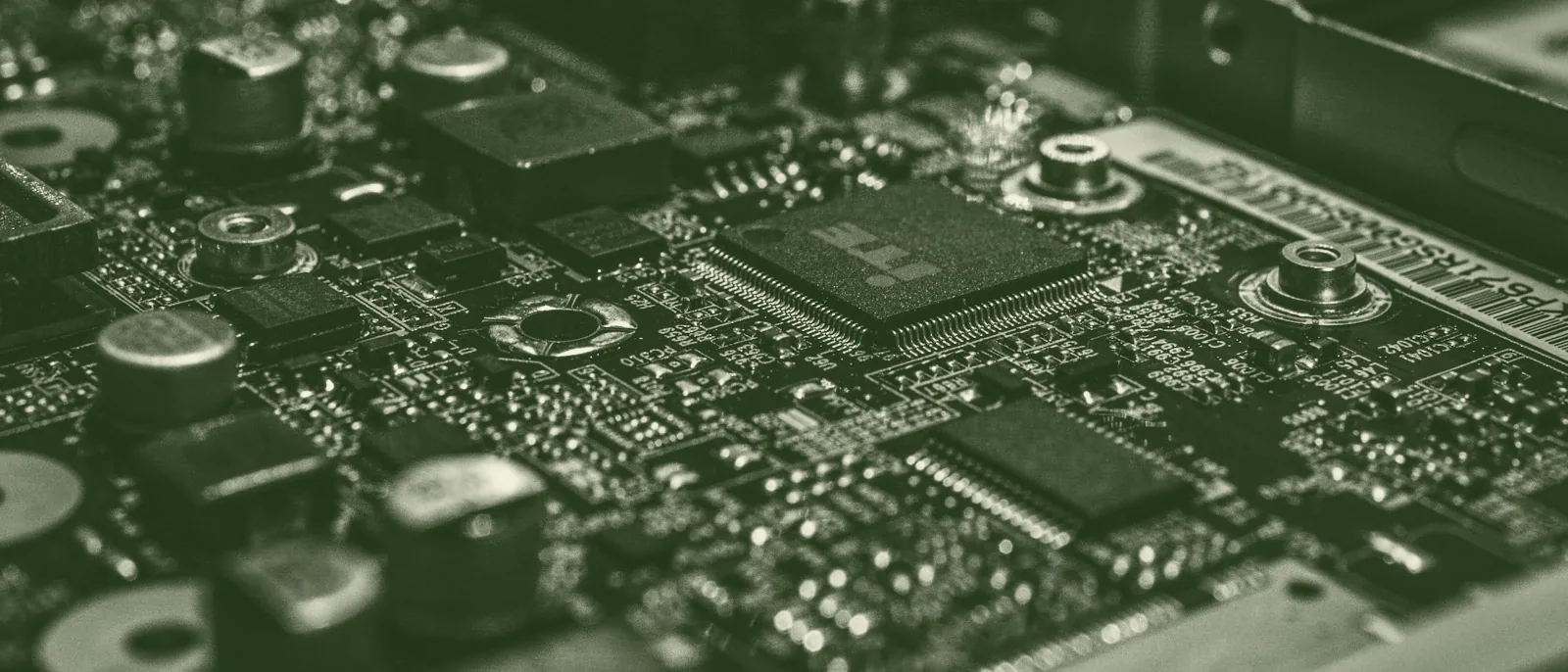 Close-up of a circuit board
